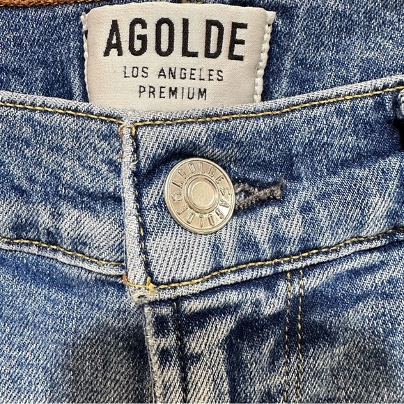 [SOLD] AGOLDE Sophie Distressed Skinny High Rise Jeans Size 27 - Picture 6 of 15